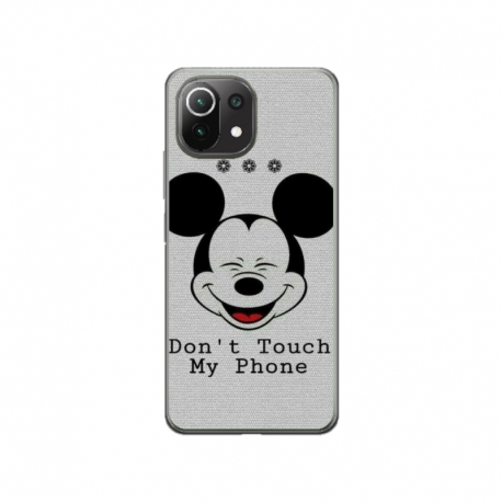 Husa personalizata tip carcasa HQPrint pentru Xiaomi Mi 11 Pro, model Dont Touch my Phone 3, multicolor, S1D1M0123