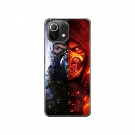 Husa personalizata tip carcasa HQPrint pentru Xiaomi Mi 11 Pro, model Mortal Kombat, multicolor, S1D1M0130