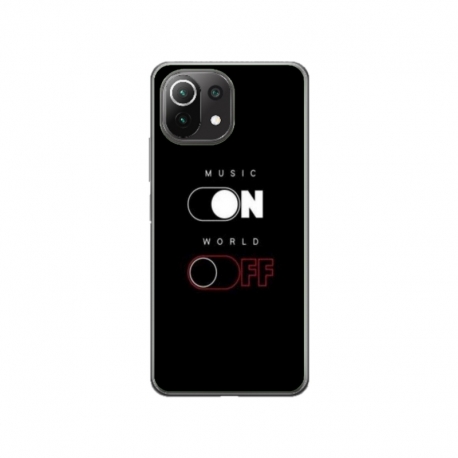 Husa personalizata tip carcasa HQPrint pentru Xiaomi Mi 11 Pro, model Phone On World Off, multicolor, S1D1M0131