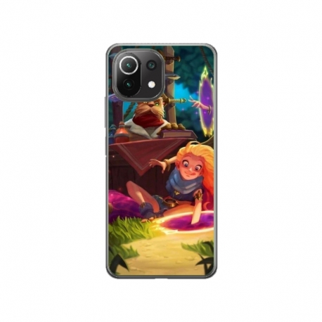 Husa personalizata tip carcasa HQPrint pentru Xiaomi Mi 11 Pro, model Tangled, multicolor, S1D1M0150