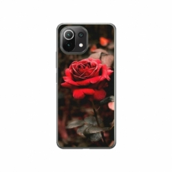Husa personalizata tip carcasa HQPrint pentru Xiaomi Mi 11 Pro, model Flowers 12, multicolor, S1D1M0160