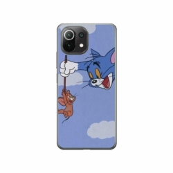 Husa personalizata tip carcasa HQPrint pentru Xiaomi Mi 11 Pro, model Tom and Jerry 1, multicolor, S1D1M0203