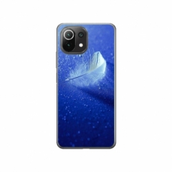 Husa personalizata tip carcasa HQPrint pentru Xiaomi Mi 11 Pro, model Pana, multicolor, S1D1M0236