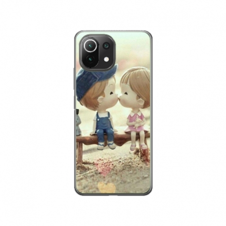 Husa personalizata tip carcasa HQPrint pentru Xiaomi Mi 11 Pro, model Kiss, multicolor, S1D1M0259