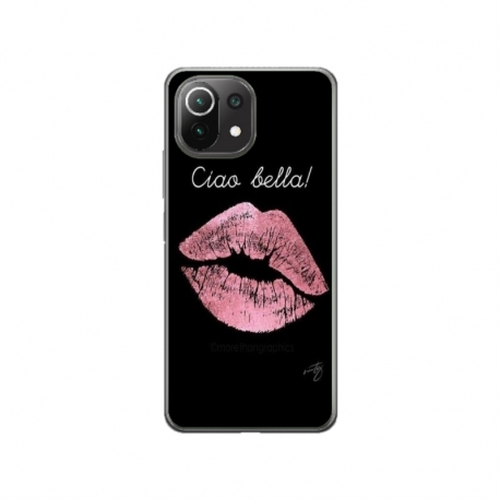 Husa personalizata tip carcasa HQPrint pentru Xiaomi Mi 11 Pro, model Ciao Bella, multicolor, S1D1M0261