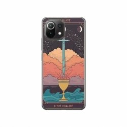 Husa personalizata tip carcasa HQPrint pentru Xiaomi Mi 11 Pro, model Tarrot, multicolor, S1D1M0267