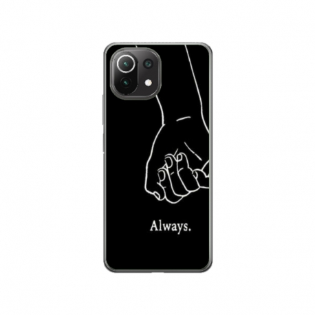 Husa personalizata tip carcasa HQPrint pentru Xiaomi Mi 11 Pro, model Always and Forever 1, multicolor, S1D1M0279