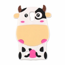 Husa SAMSUNG Galaxy S7 - 3D (Vaca - Bej)
