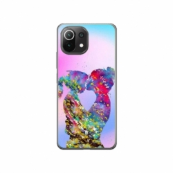 Husa personalizata tip carcasa HQPrint pentru Xiaomi Mi 11 Pro, model Colorful Love, multicolor, S1D1M0376