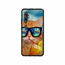 Husa personalizata tip carcasa HQPrint pentru Xiaomi Mi 10 Pro 5G, model Cool Cat, multicolor, S1D1M0031
