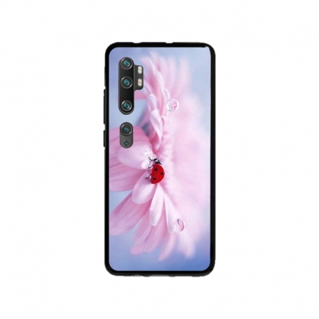 Husa personalizata tip carcasa HQPrint pentru Xiaomi Mi 10 Pro 5G, model Flowers 5, multicolor, S1D1M0114