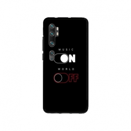 Husa personalizata tip carcasa HQPrint pentru Xiaomi Mi 10 Pro 5G, model Phone On World Off, multicolor, S1D1M0131