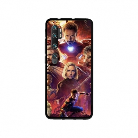 Husa personalizata tip carcasa HQPrint pentru Xiaomi Mi Note 10 Lite, model Avengers Inifinity War, multicolor, S1D1M0010