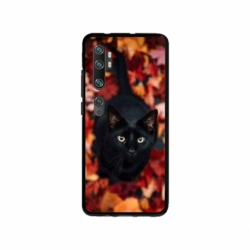 Husa personalizata tip carcasa HQPrint pentru Xiaomi Mi Note 10 Lite, model Black Cat 3, multicolor, S1D1M0017