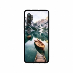 Husa personalizata tip carcasa HQPrint pentru Xiaomi Mi Note 10 Lite, model Boats, multicolor, S1D1M0024