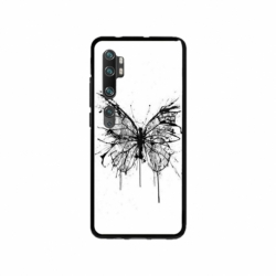 Husa personalizata tip carcasa HQPrint pentru Xiaomi Mi Note 10 Lite, model Butterfly 3, multicolor, S1D1M0030