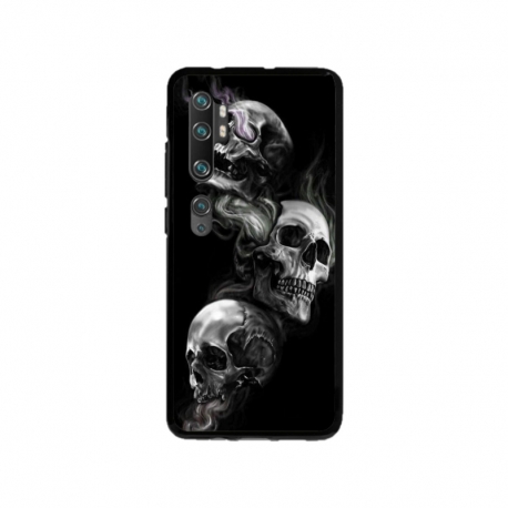 Husa personalizata tip carcasa HQPrint pentru Xiaomi Mi Note 10 Lite, model Skulls, multicolor, S1D1M0032