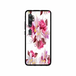 Husa personalizata tip carcasa HQPrint pentru Xiaomi Mi Note 10 Lite, model Flowers 4, multicolor, S1D1M0040