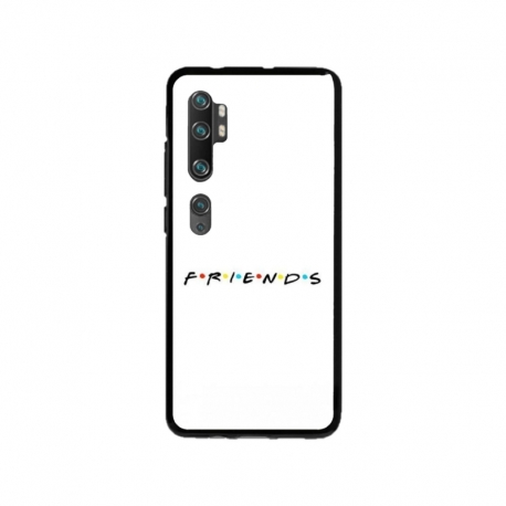 Husa personalizata tip carcasa HQPrint pentru Xiaomi Mi Note 10 Lite, model FRIENDS 1, multicolor, S1D1M0043