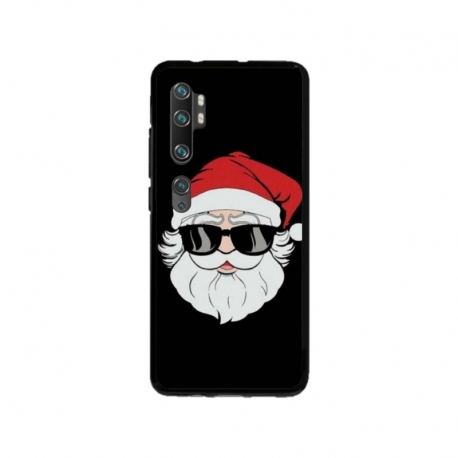 Husa personalizata tip carcasa HQPrint pentru Xiaomi Mi Note 10 Lite, model Cool Santa, multicolor, S1D1M0046