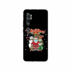 Husa personalizata tip carcasa HQPrint pentru Xiaomi Mi Note 10 Lite, model Covid Christmas, multicolor, S1D1M0054