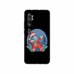 Husa personalizata tip carcasa HQPrint pentru Xiaomi Mi Note 10 Lite, model Covid Santa, multicolor, S1D1M0055