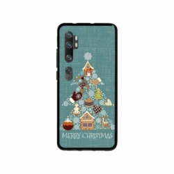Husa personalizata tip carcasa HQPrint pentru Xiaomi Mi Note 10 Lite, model Merry Christmas 1, multicolor, S1D1M0056