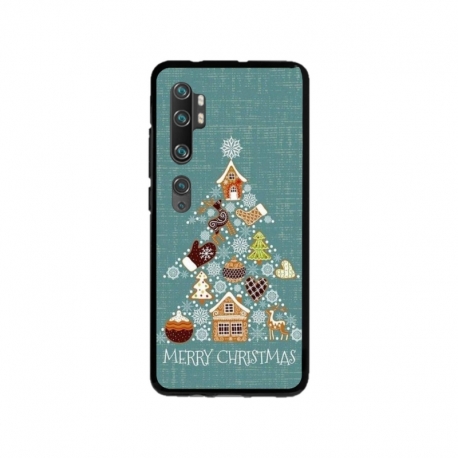 Husa personalizata tip carcasa HQPrint pentru Xiaomi Mi Note 10 Lite, model Merry Christmas 1, multicolor, S1D1M0056