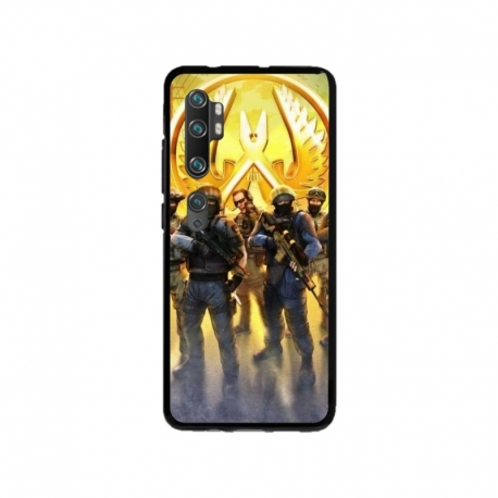 Husa personalizata tip carcasa HQPrint pentru Xiaomi Mi Note 10 Lite, model Counter Strike, multicolor, S1D1M0062