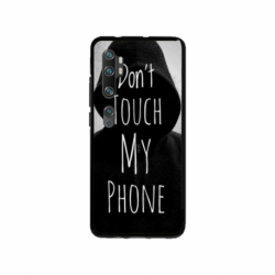 Husa personalizata tip carcasa HQPrint pentru Xiaomi Mi Note 10 Lite, model Dont touch my phone 2, multicolor, S1D1M0065