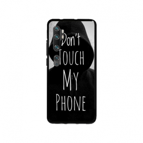 Husa personalizata tip carcasa HQPrint pentru Xiaomi Mi Note 10 Lite, model Dont touch my phone 2, multicolor, S1D1M0065