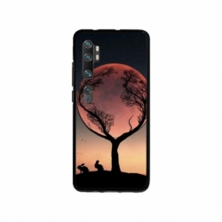 Husa personalizata tip carcasa HQPrint pentru Xiaomi Mi Note 10 Lite, model Moon Tree, multicolor, S1D1M0068