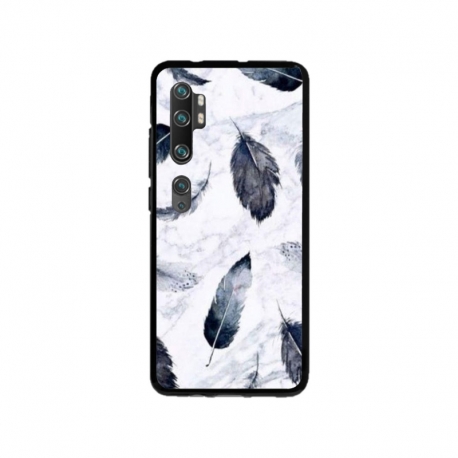 Husa personalizata tip carcasa HQPrint pentru Xiaomi Mi Note 10 Lite, model Leaf Design 2, multicolor, S1D1M0071