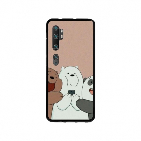 Husa personalizata tip carcasa HQPrint pentru Xiaomi Mi Note 10 Lite, model Bears 2, multicolor, S1D1M0089