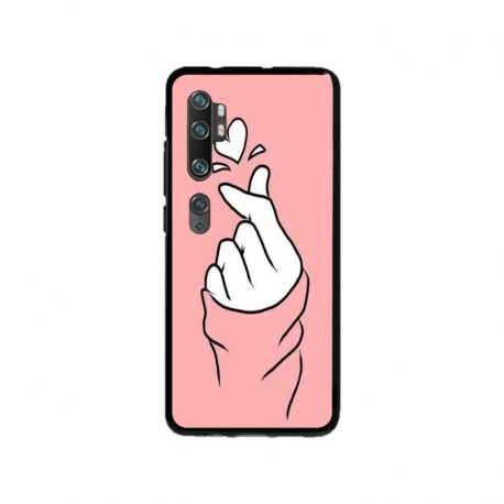 Husa personalizata tip carcasa HQPrint pentru Xiaomi Mi 10 Pro 5G, model Heart Snap, multicolor, S1D1M0285