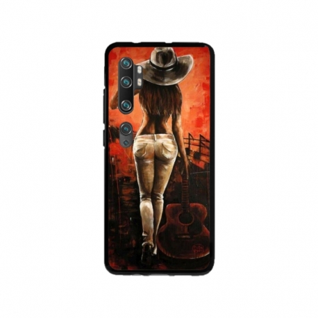 Husa personalizata tip carcasa HQPrint pentru Xiaomi Mi Note 10 Lite, model Sexy Lady, multicolor, S1D1M0113