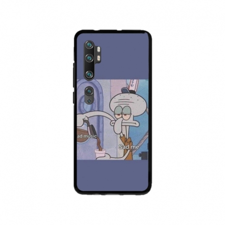 Husa personalizata tip carcasa HQPrint pentru Xiaomi Mi Note 10 Lite, model Squidward 1, multicolor, S1D1M0161