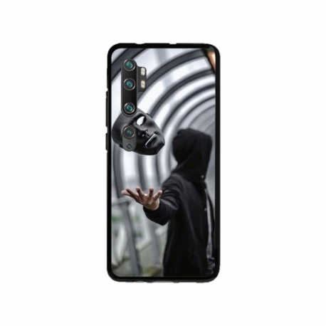 Husa personalizata tip carcasa HQPrint pentru Xiaomi Mi Note 10 Lite, model Mask, multicolor, S1D1M0199