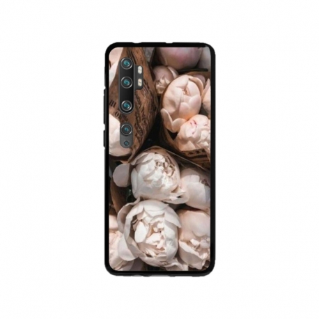 Husa personalizata tip carcasa HQPrint pentru Xiaomi Mi Note 10 Lite, model Flowers 6, multicolor, S1D1M0139