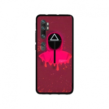 Husa personalizata tip carcasa HQPrint pentru Xiaomi Mi Note 10 Lite, model Squid Game 6, multicolor, S1D1M0178