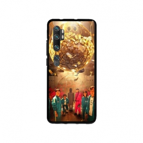 Husa personalizata tip carcasa HQPrint pentru Xiaomi Mi Note 10 Lite, model Squid Game 11, multicolor, S1D1M0183