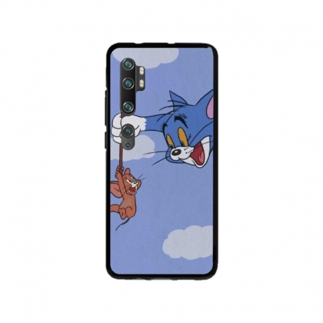 Husa personalizata tip carcasa HQPrint pentru Xiaomi Mi Note 10 Lite, model Tom and Jerry 1, multicolor, S1D1M0203