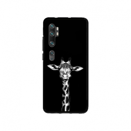 Husa personalizata tip carcasa HQPrint pentru Xiaomi Mi Note 10 Lite, model Giraffe 3, multicolor, S1D1M0222