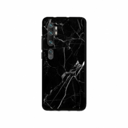 Husa personalizata tip carcasa HQPrint pentru Xiaomi Mi Note 10 Lite, model Black Marble, multicolor, S1D1M0229
