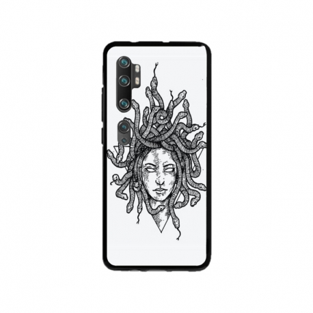 Husa personalizata tip carcasa HQPrint pentru Xiaomi Mi Note 10 Lite, model Medusa 2, multicolor, S1D1M0230