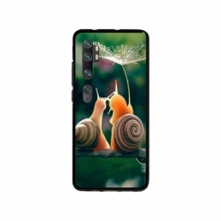 Husa personalizata tip carcasa HQPrint pentru Xiaomi Mi Note 10 Lite, model Snail, multicolor, S1D1M0231