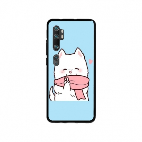 Husa personalizata tip carcasa HQPrint pentru Xiaomi Mi Note 10 Lite, model Cute Puppy, multicolor, S1D1M0232