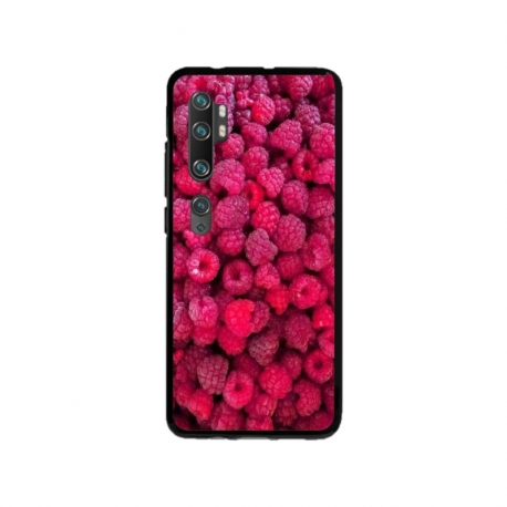 Husa personalizata tip carcasa HQPrint pentru Xiaomi Mi Note 10 Lite, model Zmeura, multicolor, S1D1M0234