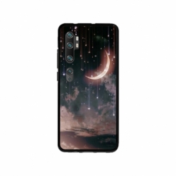 Husa personalizata tip carcasa HQPrint pentru Xiaomi Mi Note 10 Lite, model Falling Stars, multicolor, S1D1M0269