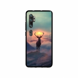 Husa personalizata tip carcasa HQPrint pentru Xiaomi Mi Note 10 Lite, model Antlers, multicolor, S1D1M0303